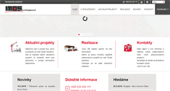 Desktop Screenshot of imos-development.cz